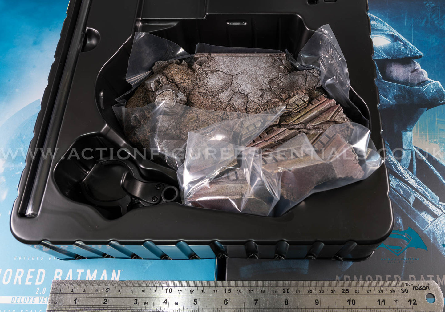 Hot Toys Armored Batman 2.0 Deluxe Diorama Figure Stand 1/6 Scale Part MMS743 Batman v Superman