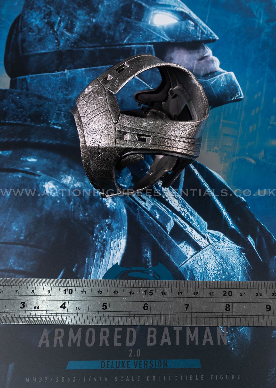 Hot Toys Armored Batman 2.0 Diecast Chest Armour 1/6 Scale Part MMS743 Batman v Superman