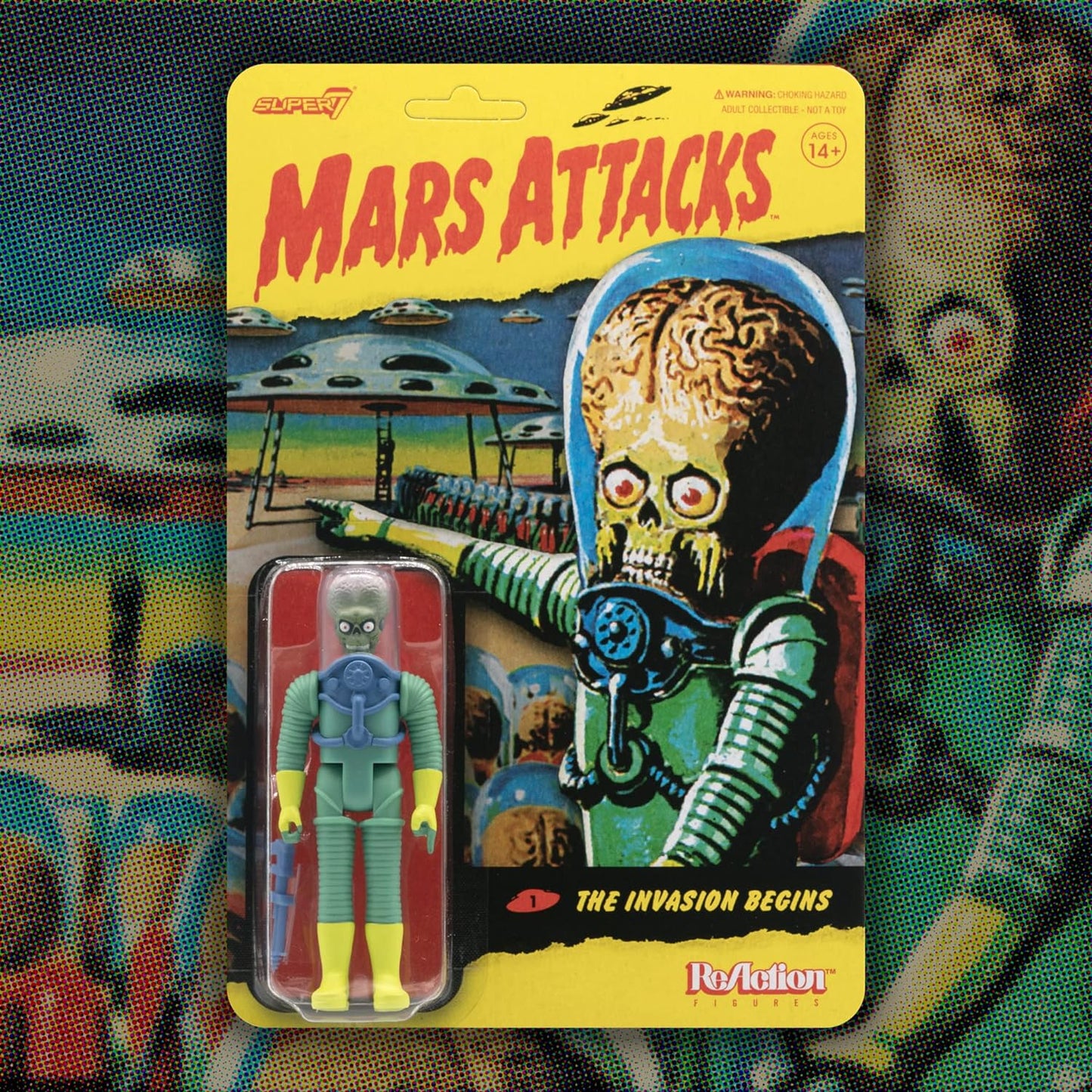 Super7 - Mars Attacks - The Invasion Begins - ReAction Figure Retro Action Figure