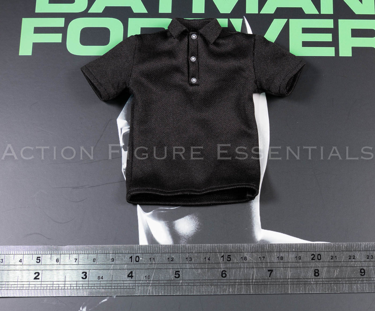 Mars Toys The Heir Bruce Wayne black polo shirt, image 16