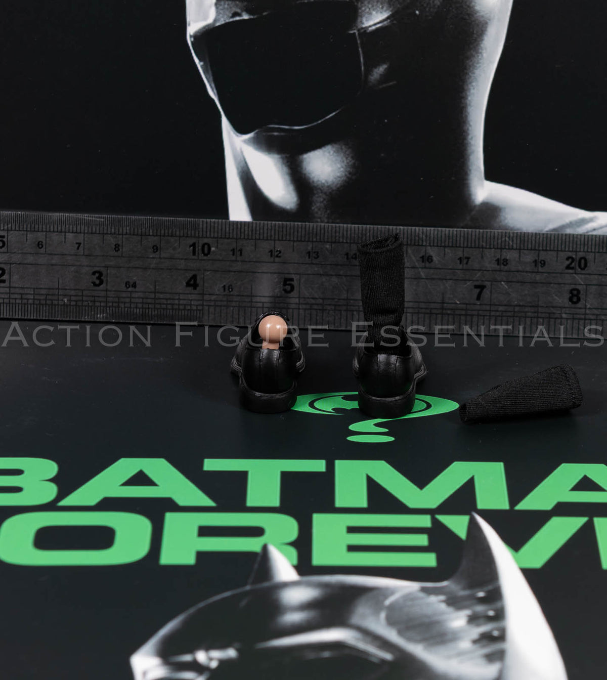 Mars Toys The Heir Bruce Wayne black dress shoes and socks, image 21