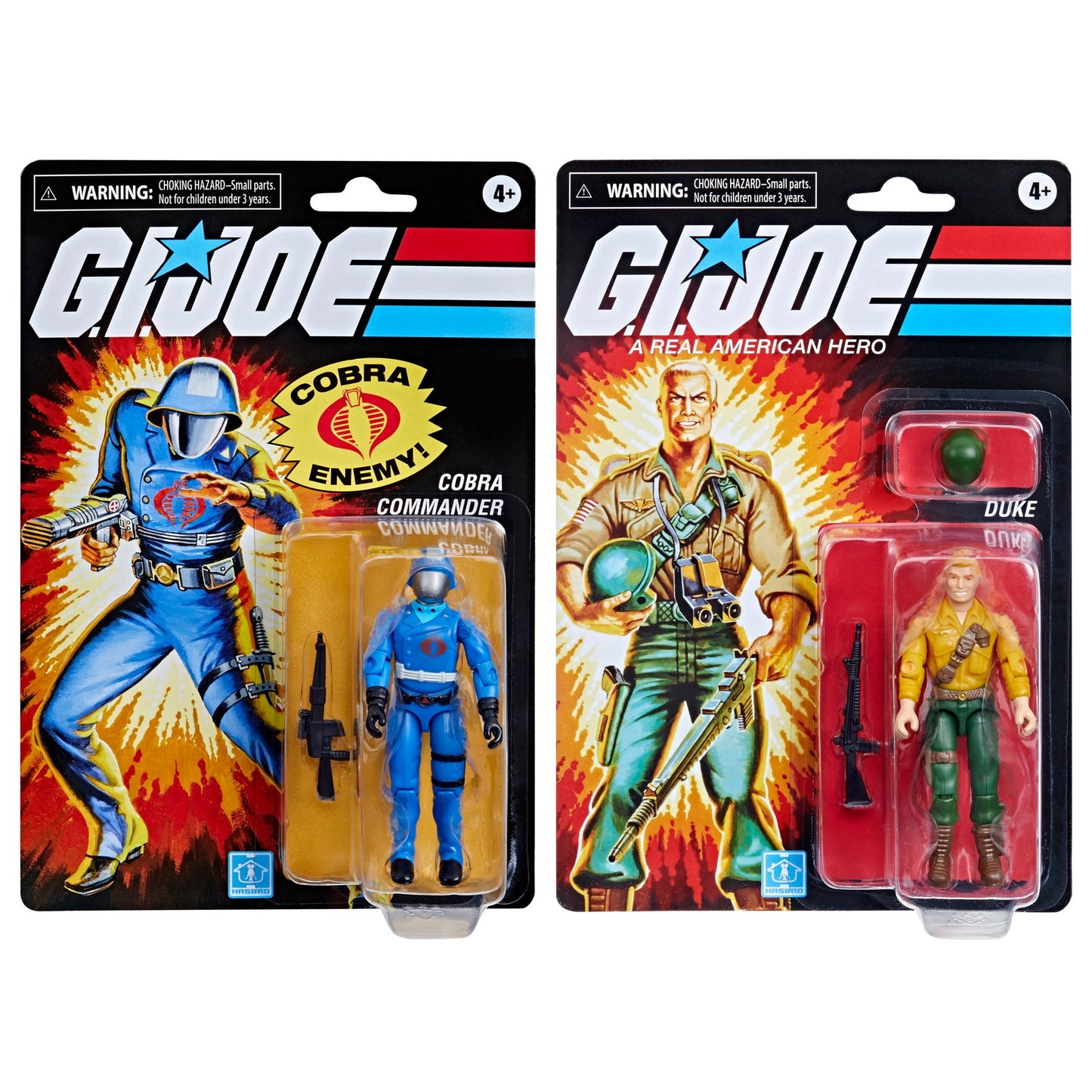 G.I. Joe - Cobra Commander (O-Ring) Retro Collection Vintage Hasbro 3.75" Figures