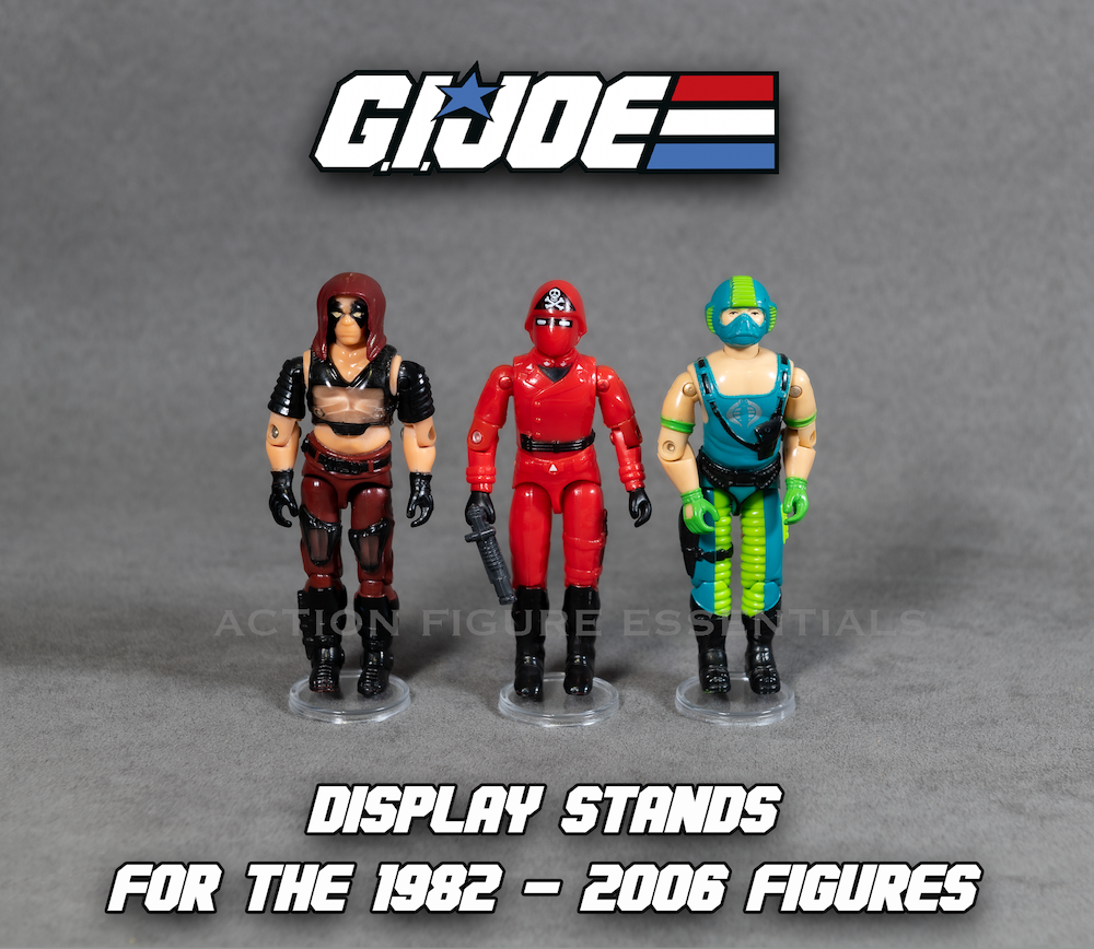 GI Joe Vintage Figure Display Base Stands - Size Small