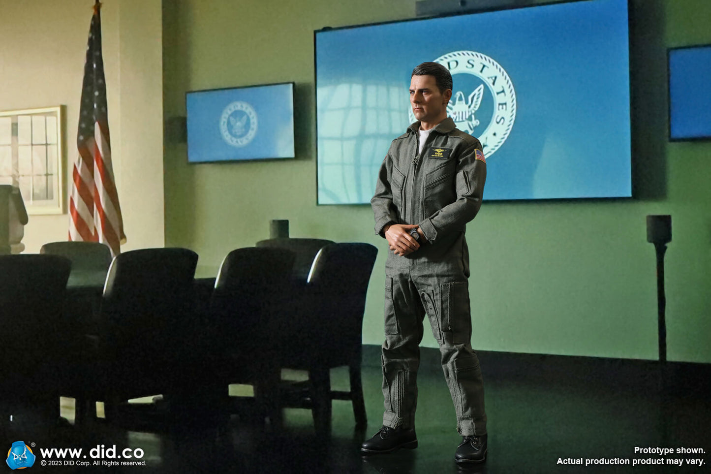 DID - Top Gun - MA80170 US Navy F/A-18E Pilot – Captain Mitchell - 1:6 Scale Action Figure