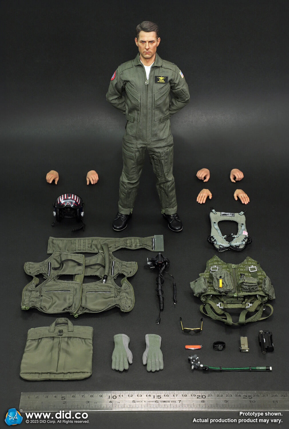 DID - Top Gun - MA80170 US Navy F/A-18E Pilot – Captain Mitchell - 1:6 Scale Action Figure
