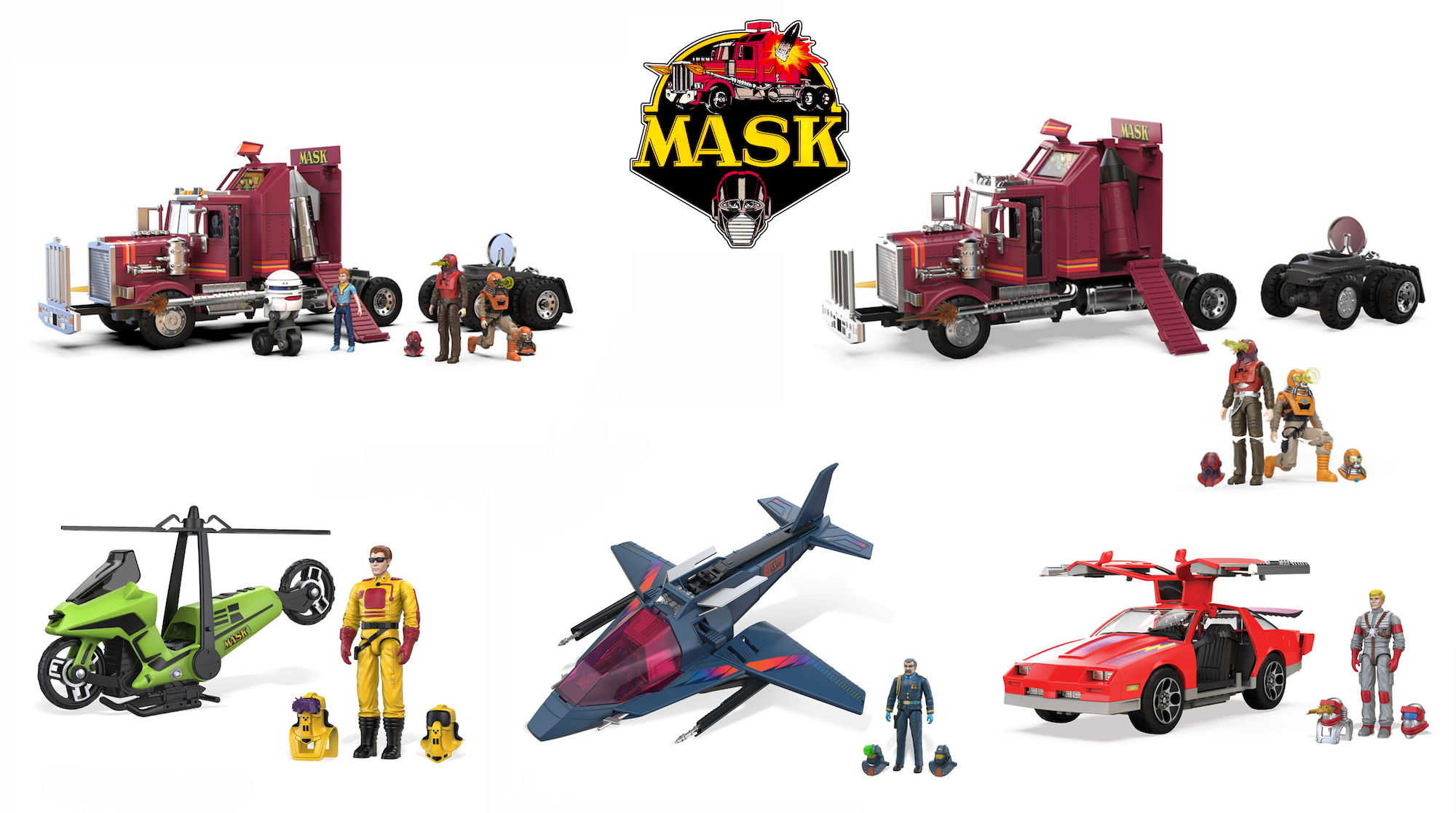 M.A.S.K Rhino SDCC Version - Switchblade - Condor - Thunderhawk - Rhino
