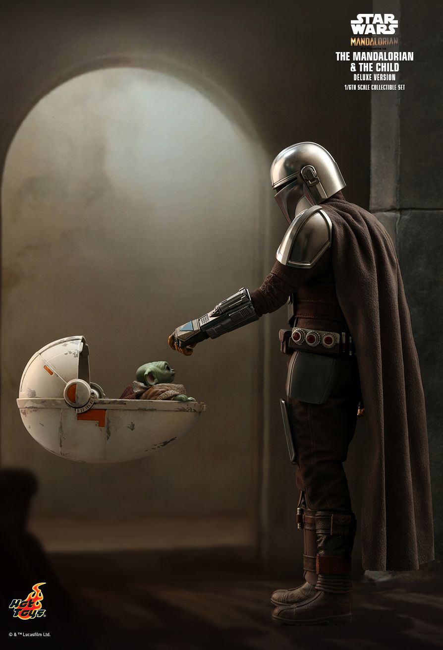 Hot Toys 1:6 - Mandalorian and The Child (Grogu) - Deluxe Set - TMS015 - Star Wars