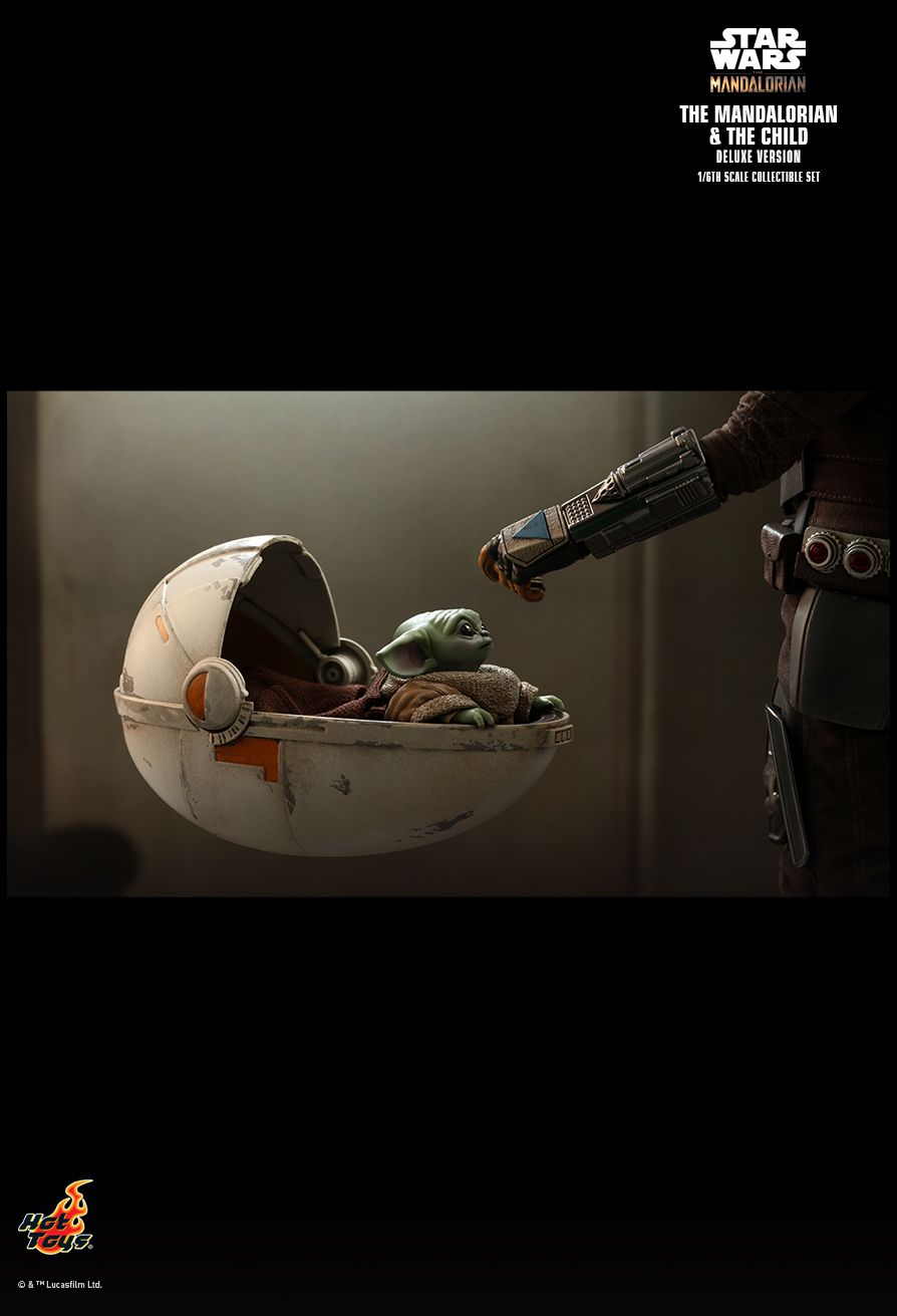 Hot Toys 1:6 - Mandalorian and The Child (Grogu) - Deluxe Set - TMS015 - Star Wars