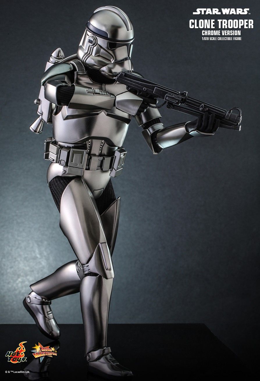 Hot Toys 1:6 - Clone Trooper - Chrome - Exclusive - MMS643 - Star Wars