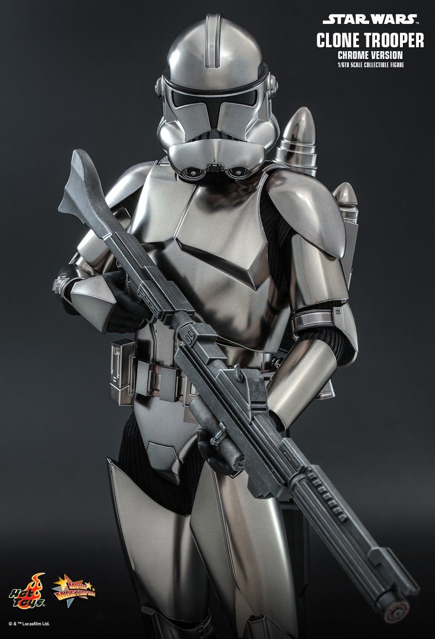 Hot Toys 1:6 - Clone Trooper - Chrome - Exclusive - MMS643 - Star Wars