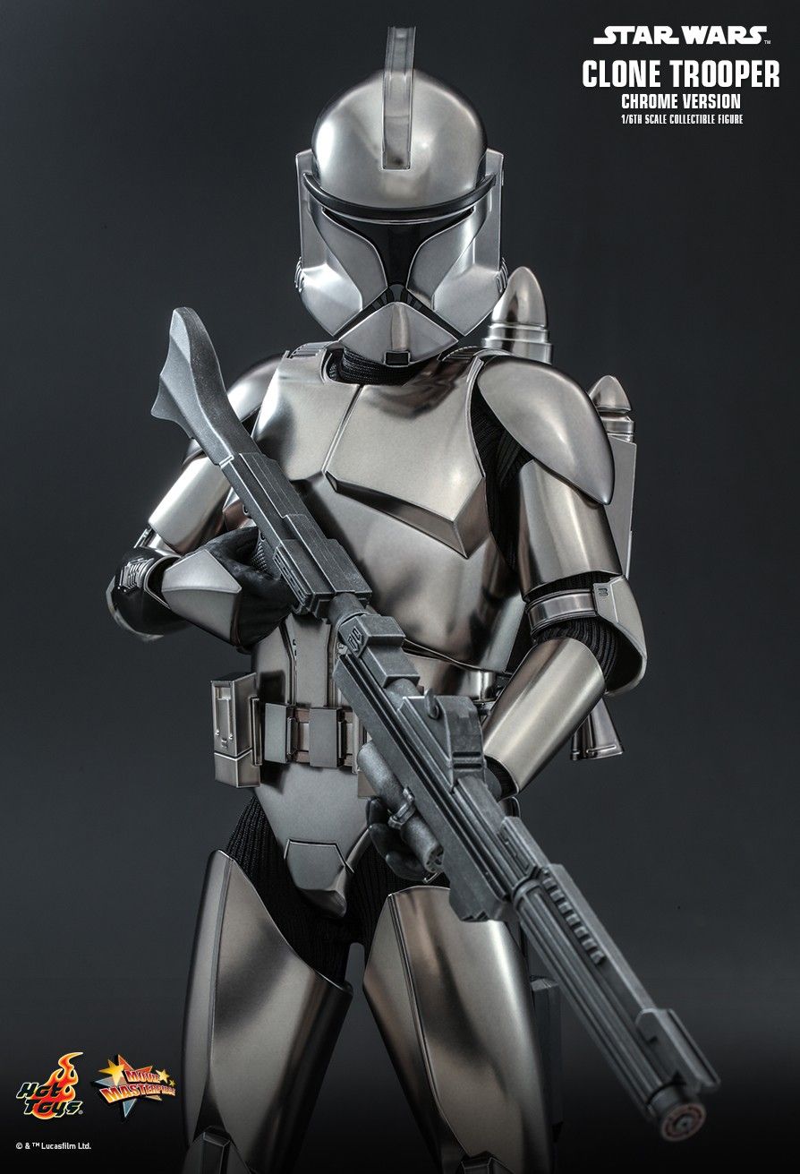 Hot Toys 1:6 - Clone Trooper - Chrome - Exclusive - MMS643 - Star Wars