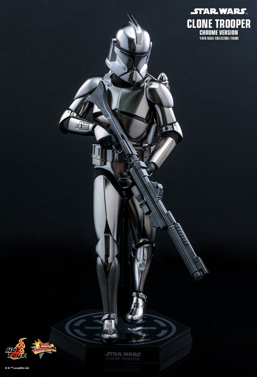 Hot Toys 1:6 - Clone Trooper - Chrome - Exclusive - MMS643 - Star Wars