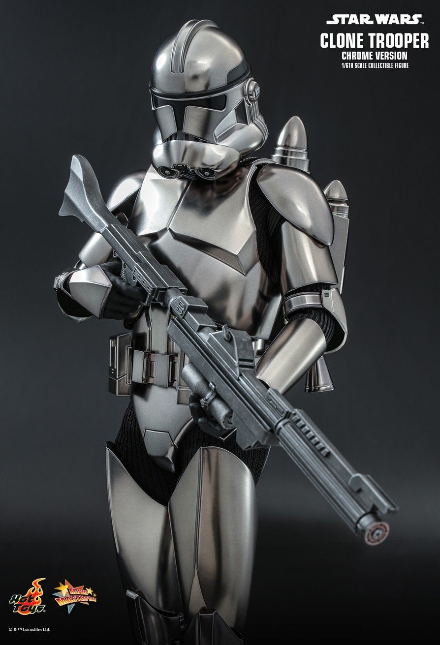 Hot Toys 1:6 - Clone Trooper - Chrome - Exclusive - MMS643 - Star Wars
