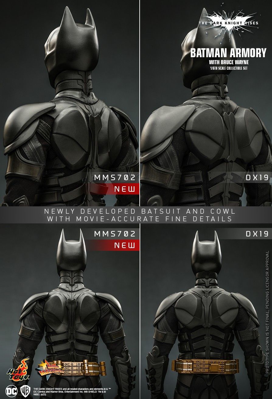 Hot Toys - Batman Armory Set - with Bruce Wayne - DC Comics - MMS702 1:6 Scale