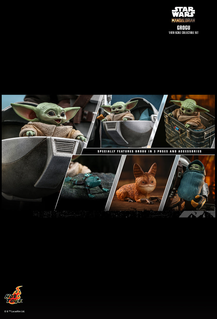 Hot Toys 1:6 - Grogu Set - The Mandalorian - TMS043 - Star Wars