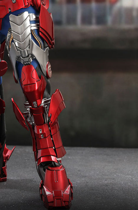 Hot Toys Iron Man 2 Left Leg Armor Suit Up Set Deluxe Version MMS600 1/6 Scale Parts Marvel