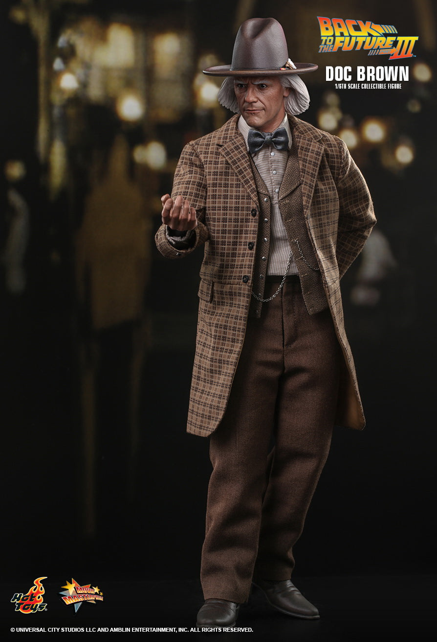 Hot Toys 1:6 - Doc Brown - Back To The Future III - MMS617