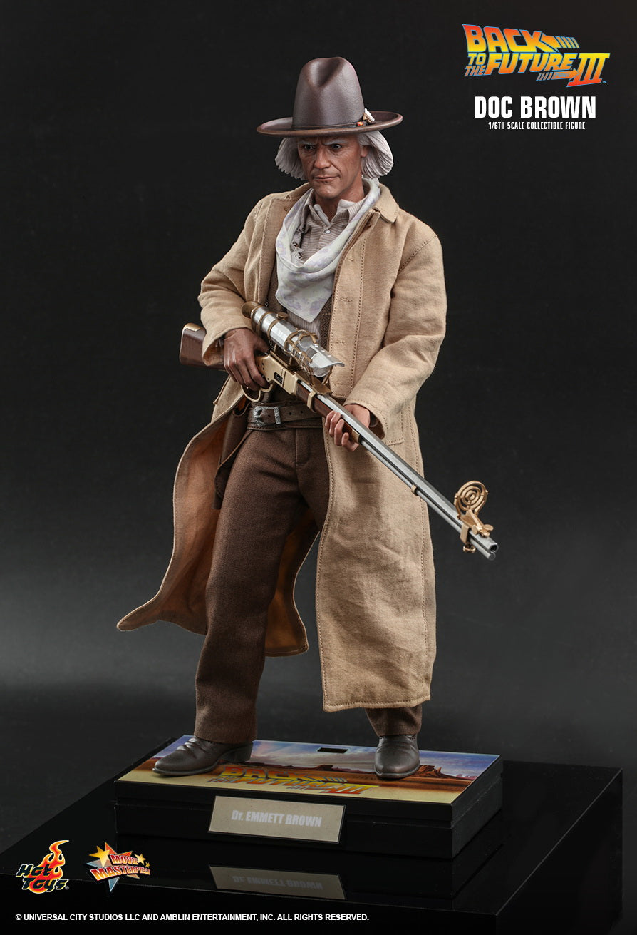 Hot Toys MMS617 Retour vers le Futur Part III (Back to the Future Part III) Collectible Action Figurine 1/6 Doc Brown 31cm Hot Toys MMS617 Retour vers le Futur Part III (Back to the Future Part III) Collectible Action Figurine 1/6 Doc Brown 31cm