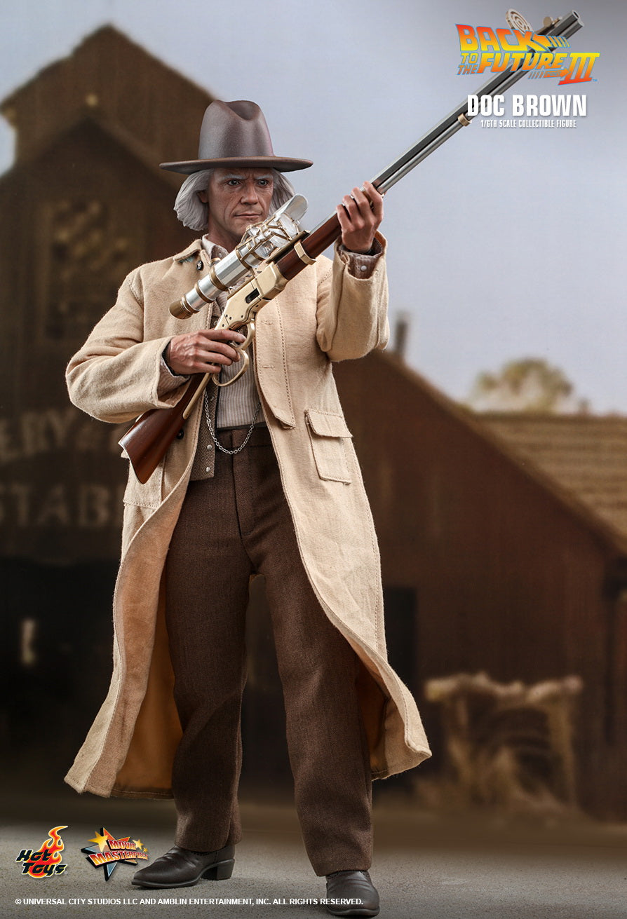 Hot Toys 1:6 - Doc Brown - Back To The Future III - MMS617
