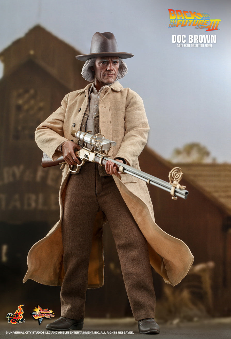Hot Toys 1:6 - Doc Brown - Back To The Future III - MMS617