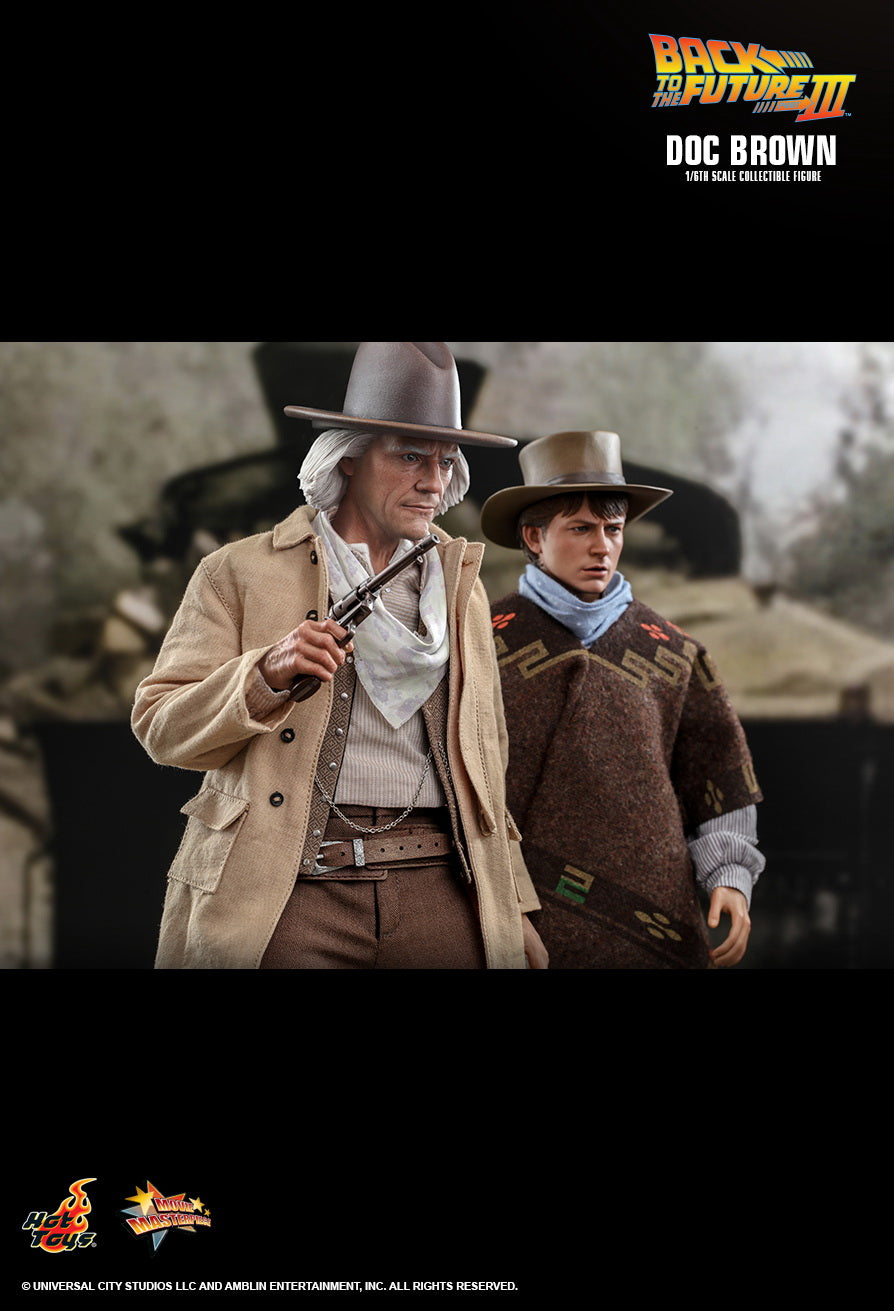 Hot Toys 1:6 - Doc Brown - Back To The Future III - MMS617
