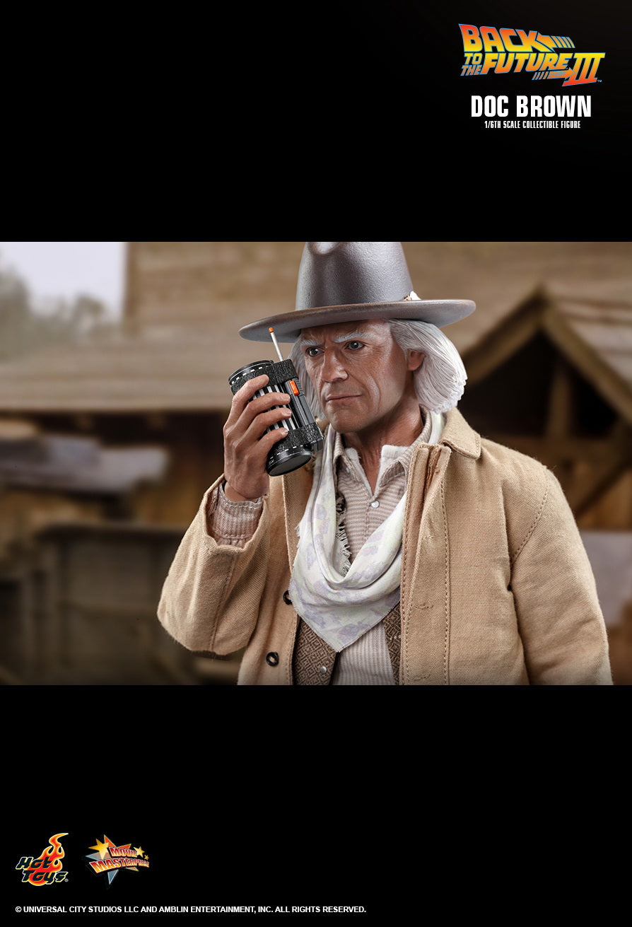 Hot Toys 1:6 - Doc Brown - Back To The Future III - MMS617