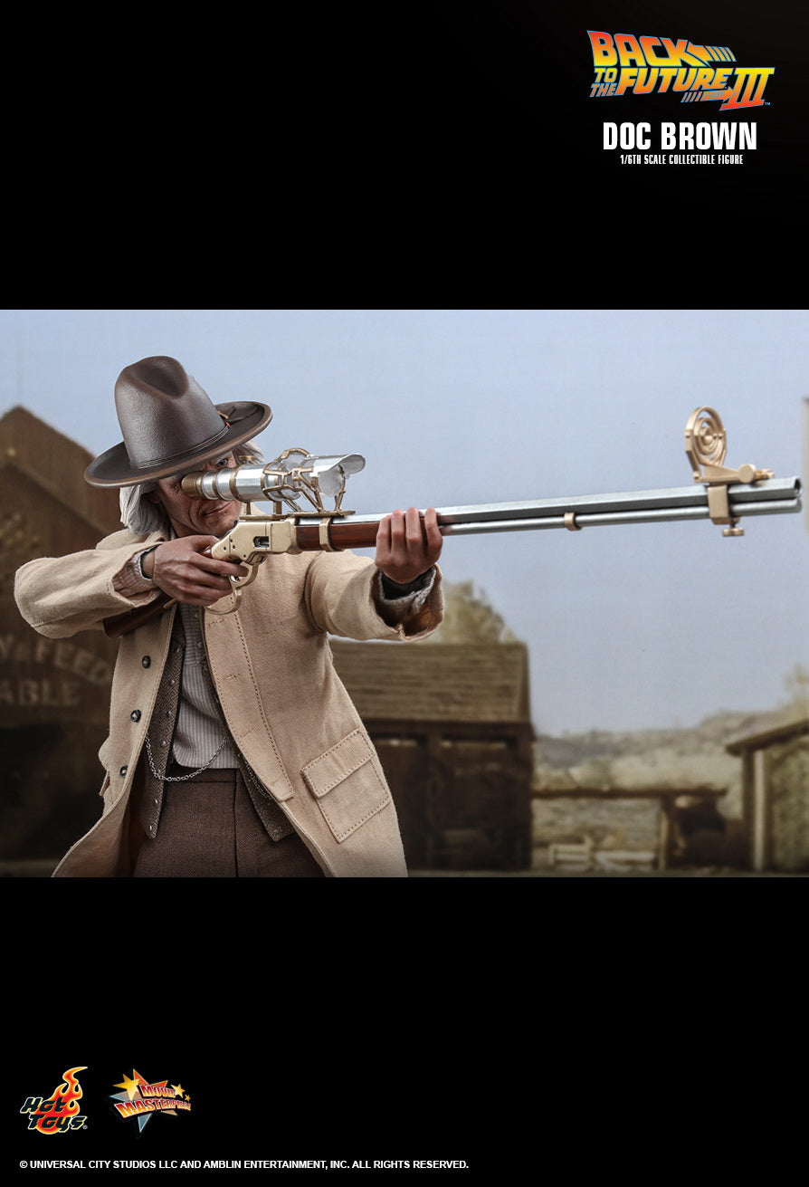 Hot Toys 1:6 - Doc Brown - Back To The Future III - MMS617