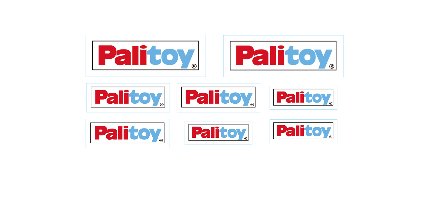 Vintage Palitoy Logo Custom Stickers - Action Force - Star Wars - Action Man