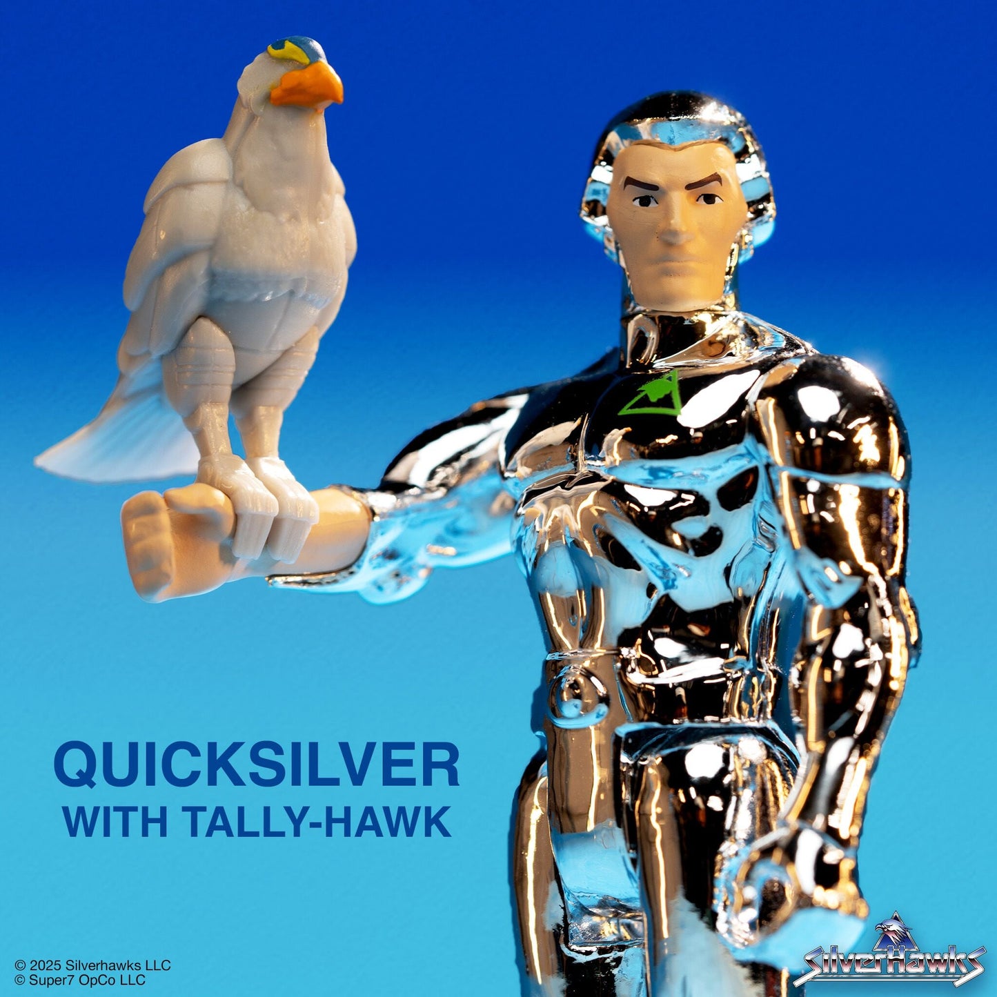 Super7 - SilverHawks - Quicksilver - Reaction Vintage Retro Action Figure