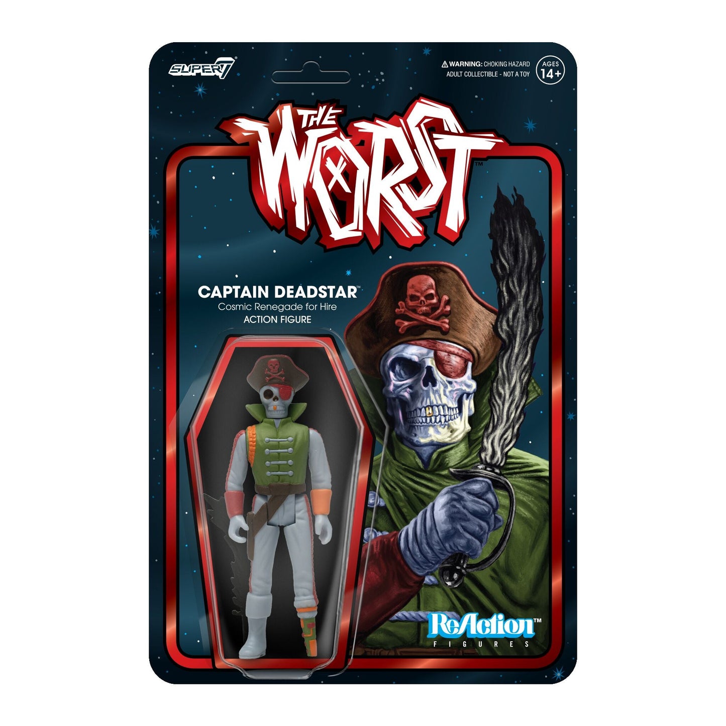 The Worst - Captain Deadstar - Retro Bootleg (Boba Fett) Star Wars - Super7 ReAction Figure