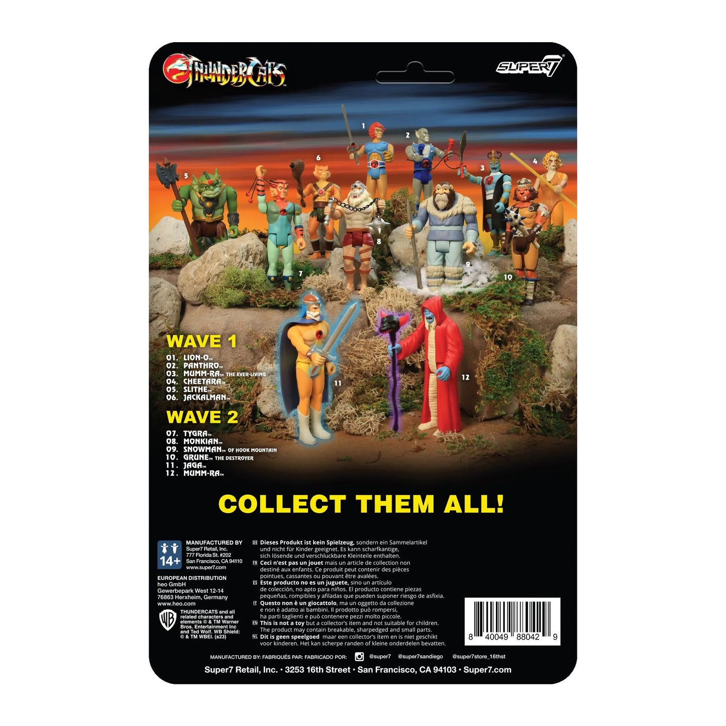 Super7 - Thundercats - Ghost Jaga - Vintage Retro Action Figure