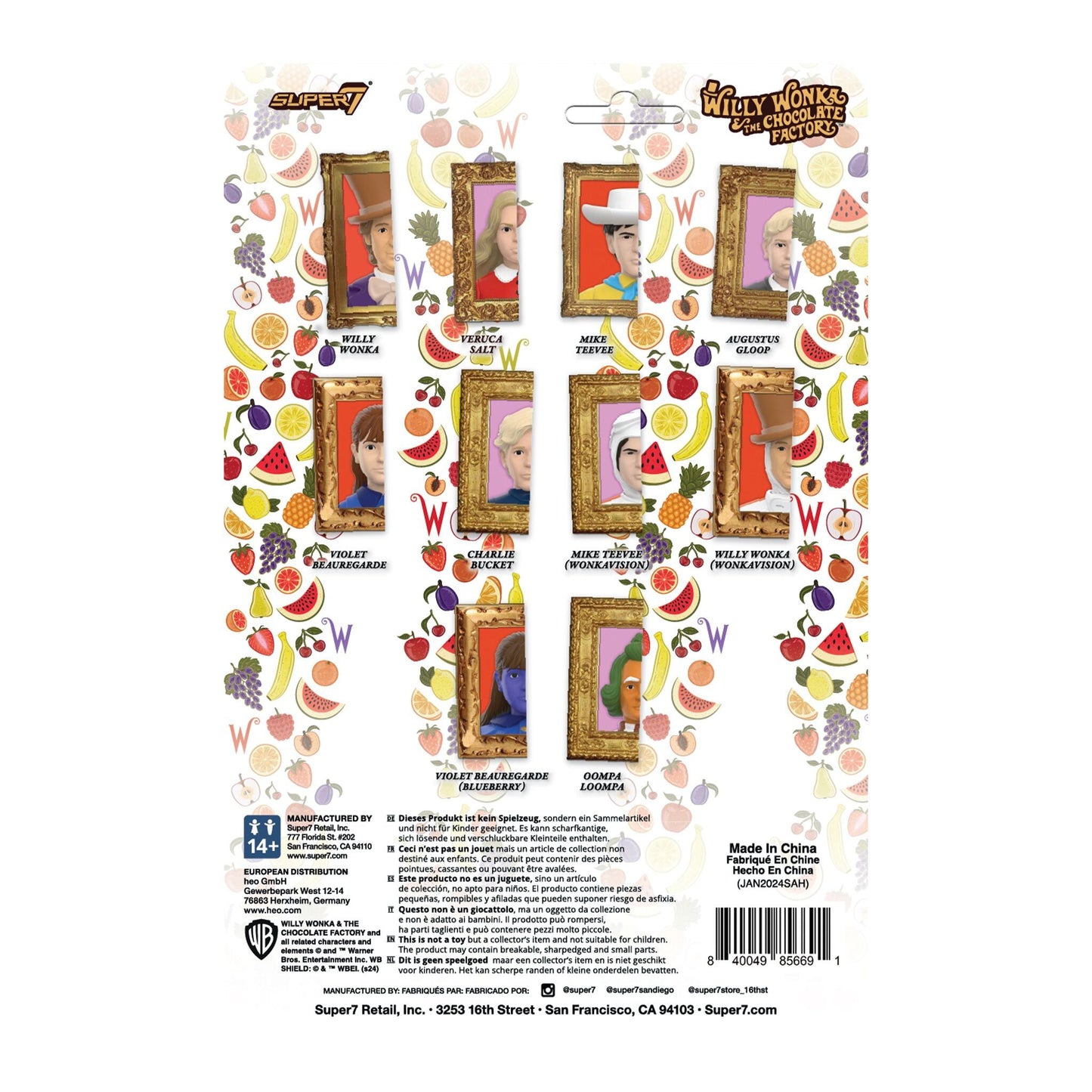 Willy Wonka - Oompa Loompa - Charlie & The Chocolate Factory - Super7 Reaction Figure - Retro Vintage