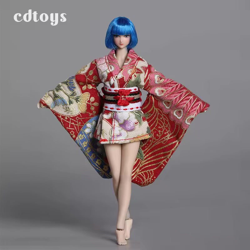 CDtoys 1/12 Scale Female Short Kimono Clothes
