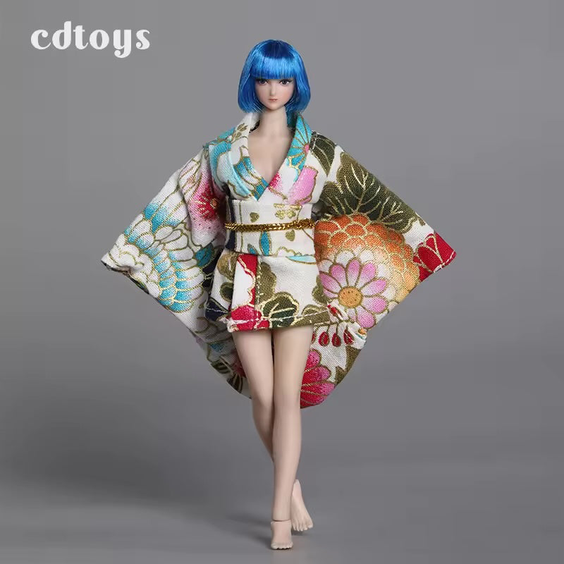 CDtoys 1/12 Scale Female Short Kimono Clothes