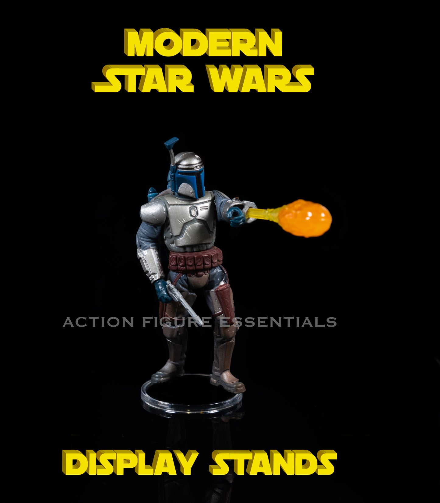Modern Star Wars Action Figure Display Stands - Medium Size -