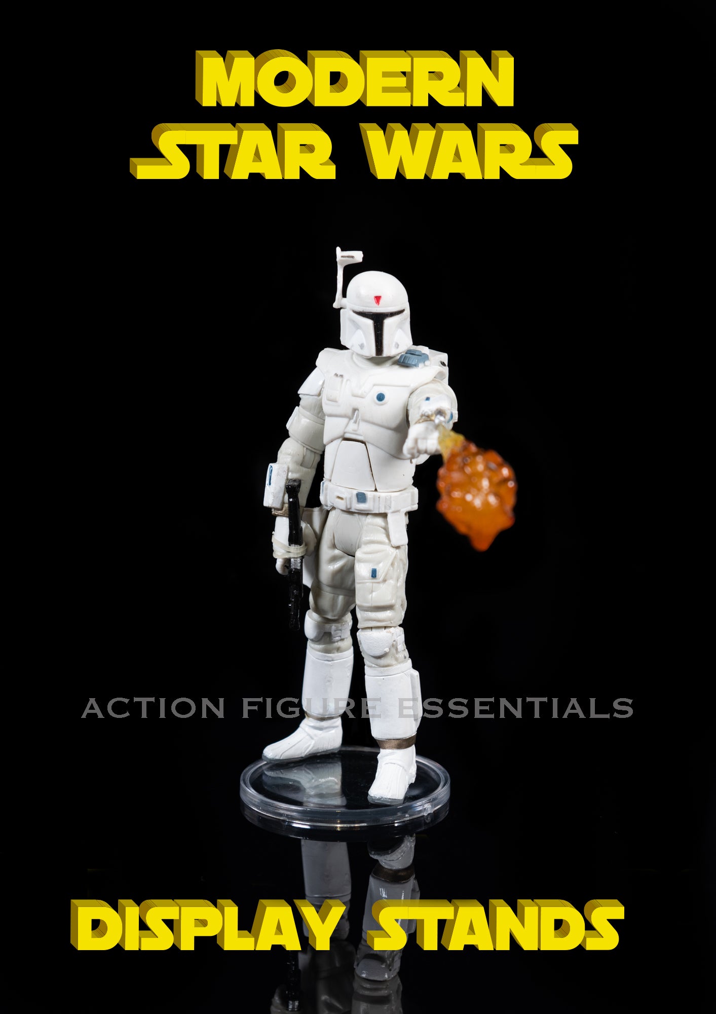 Modern Star Wars Action Figure Display Stands - Medium Size -