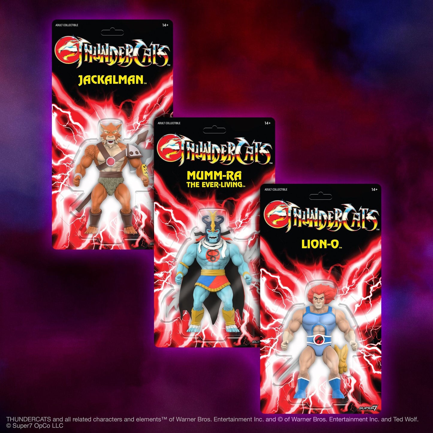 Thundercats Jackalman Vintage Line Super7 Retro Action Figure