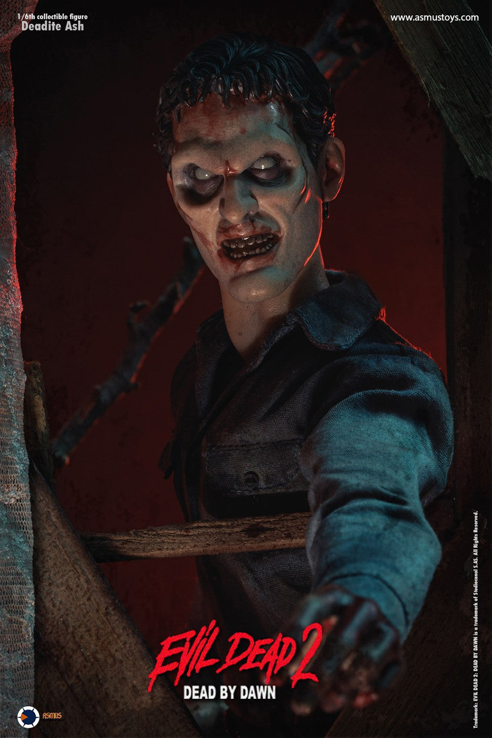 Asmus - Deadite Ash - Evil Dead 2 Dead By Dawn - 1:6 Scale Action Figure