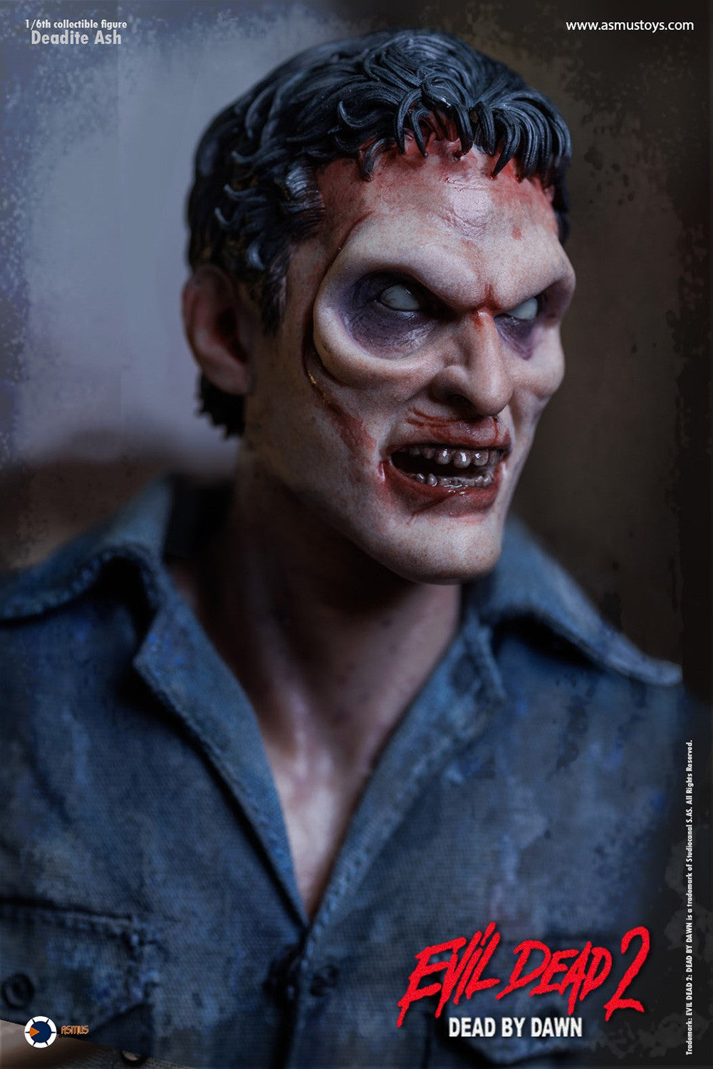 Asmus - Deadite Ash - Evil Dead 2 Dead By Dawn - 1:6 Scale Action Figure