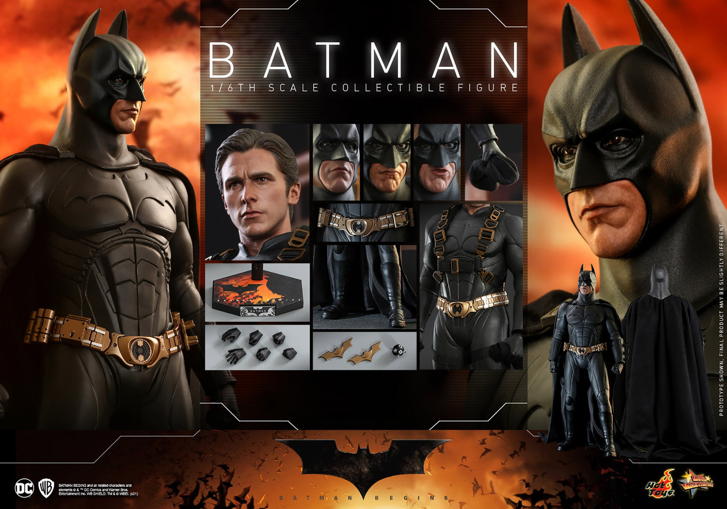 Hot Toys 1:6 - Batman - Batman Begins - MMS595 - Exclusive