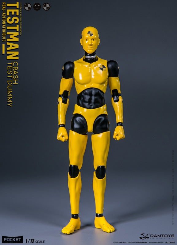 DAMTOYS DPS02 TestMan 1/12 Crash Test Dummy Action Figure