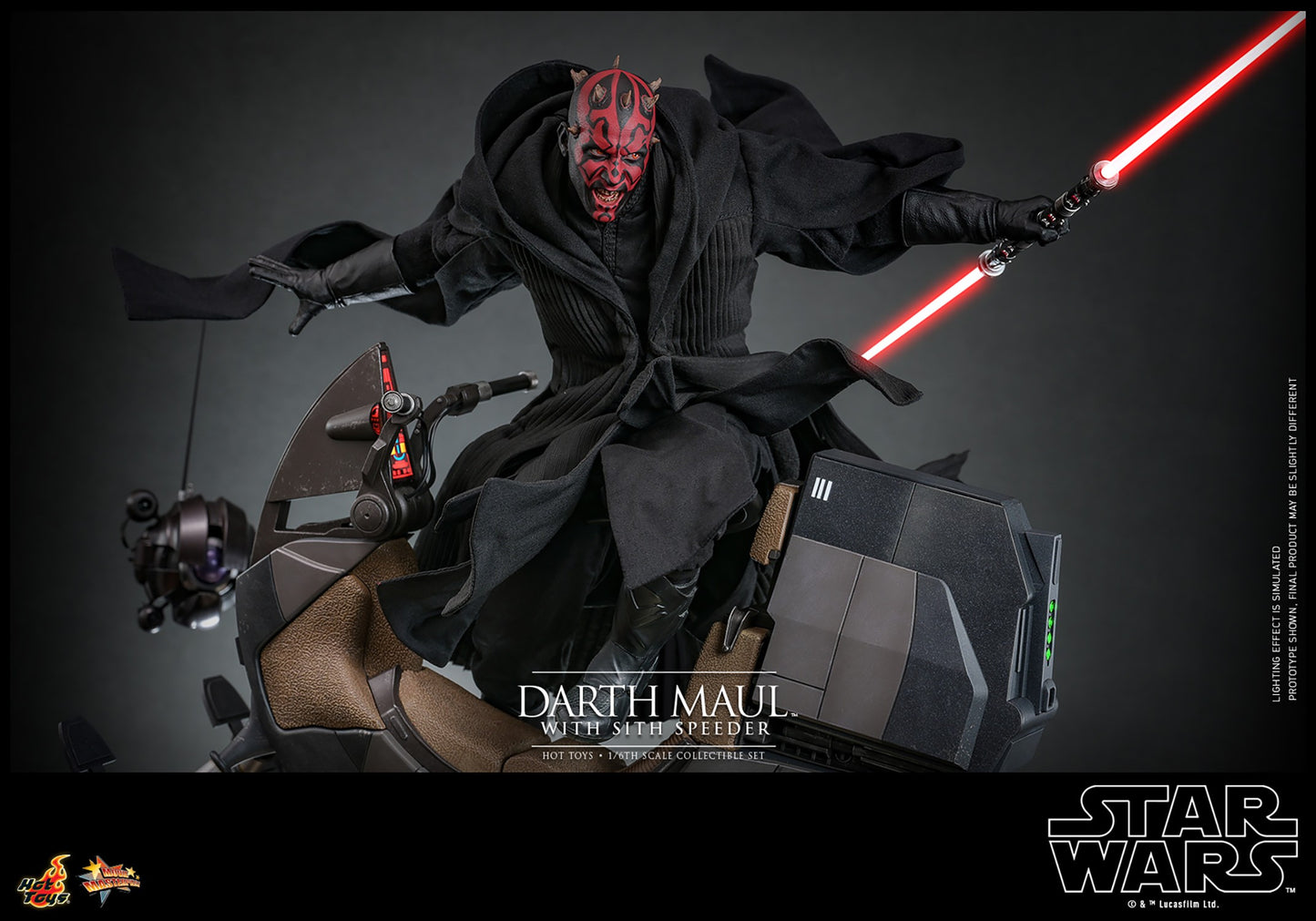Hot Toys - Darth Maul - With Sith Speeder - Star Wars - EP1 - MMS749 - 1:6 Scale Action Figure