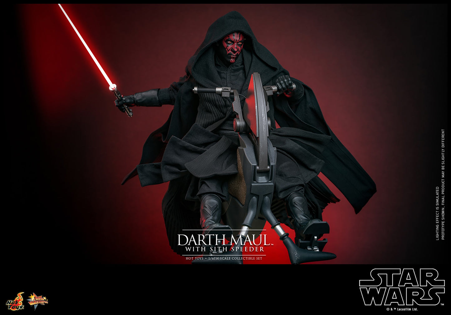 Hot Toys - Darth Maul - With Sith Speeder - Star Wars - EP1 - MMS749 - 1:6 Scale Action Figure