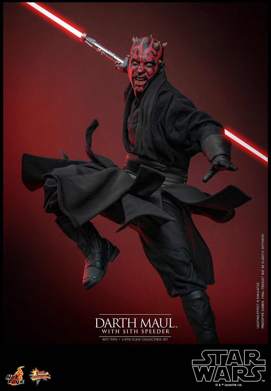 Hot Toys - Darth Maul - With Sith Speeder - Star Wars - EP1 - MMS749 - 1:6 Scale Action Figure
