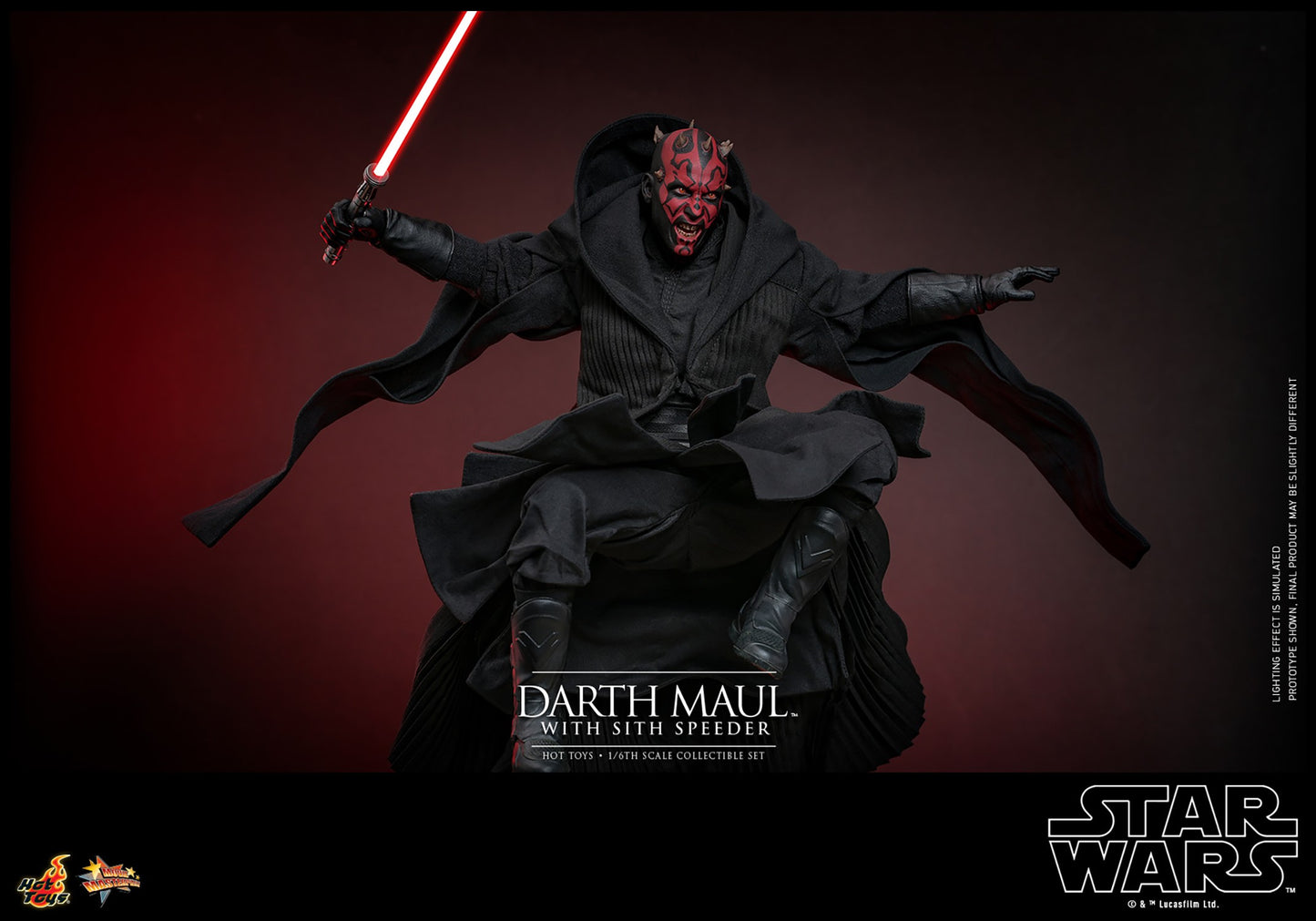 Hot Toys - Darth Maul - With Sith Speeder - Star Wars - EP1 - MMS749 - 1:6 Scale Action Figure