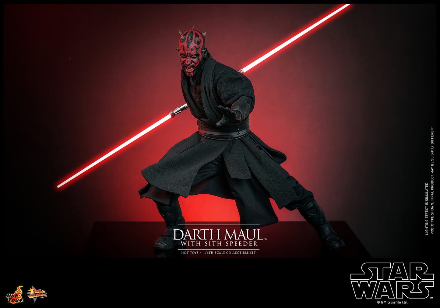 Hot Toys - Darth Maul - With Sith Speeder - Star Wars - EP1 - MMS749 - 1:6 Scale Action Figure