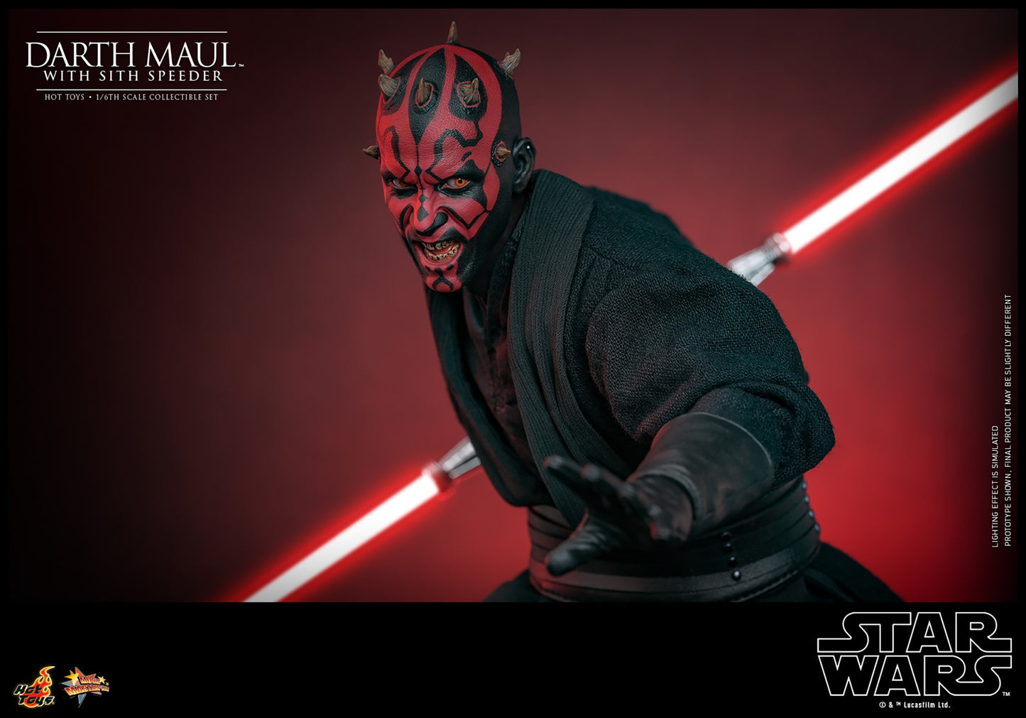 Hot Toys - Darth Maul - With Sith Speeder - Star Wars - EP1 - MMS749 - 1:6 Scale Action Figure