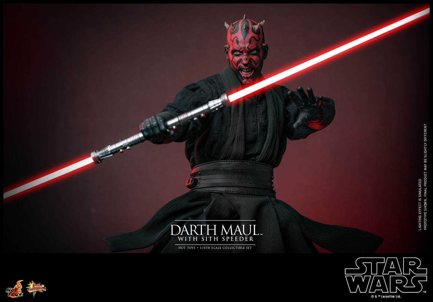 Hot Toys - Darth Maul - With Sith Speeder - Star Wars - EP1 - MMS749 - 1:6 Scale Action Figure