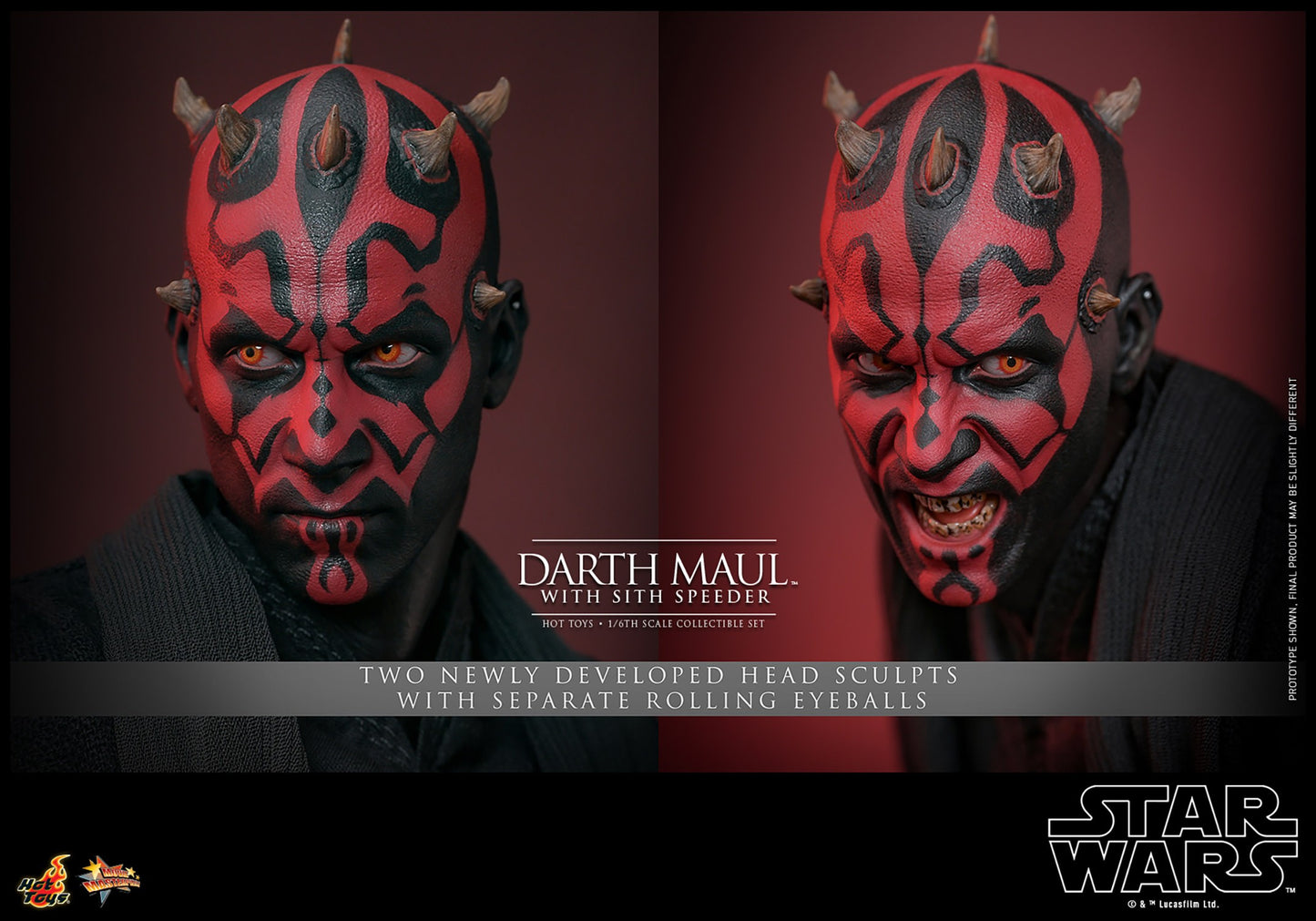 Hot Toys - Darth Maul - With Sith Speeder - Star Wars - EP1 - MMS749 - 1:6 Scale Action Figure