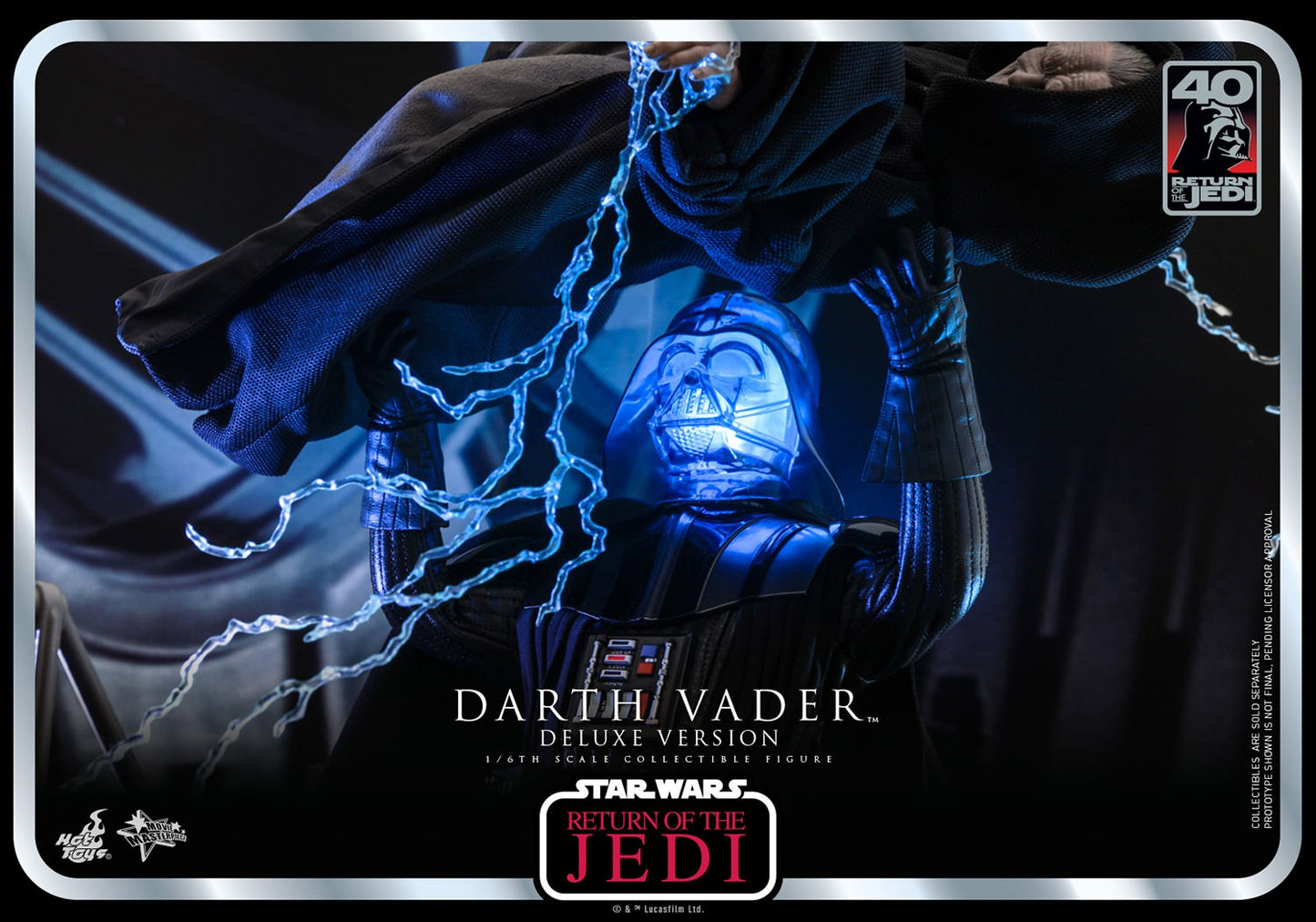 Hot Toys Star Wars Darth Vader LED Helmet Electrified Effect 1/6 Scale Parts MMS700 Return of The Jedi